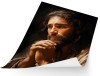 Jesus im Gebet – religiöses Poster