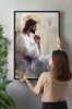 Jezus w modlitwie – obraz impresjonistyczny – plakat religijny