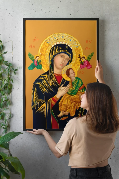 Unsere Liebe Frau von der immerwährenden Hilfe – religiöses Poster