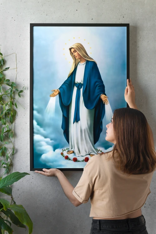 Religious Poster Immaculate Virgin Mary – Wall Decoration