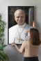 Poster Papst Leo XIV – religiöse Dekoration