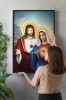 Poster: Heiligstes Herz Jesu & Unbeflecktes Herz Mariä