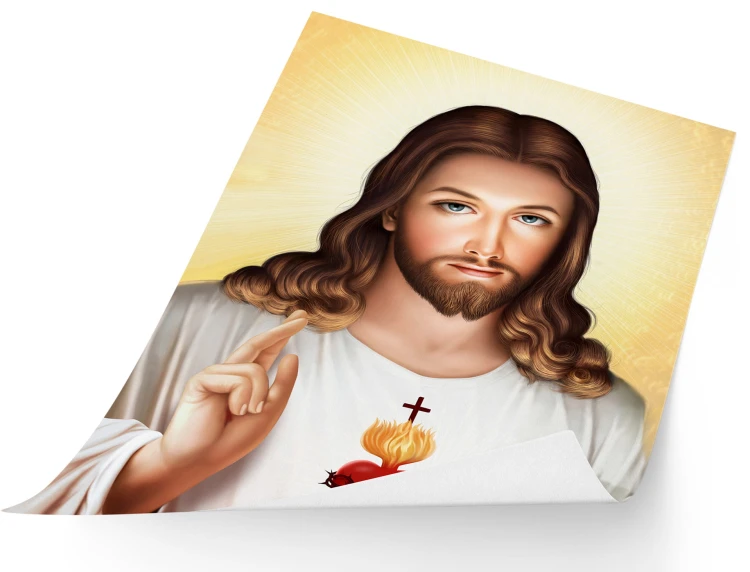The Sacred Heart of Jesus – religious poster