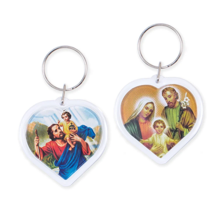 Plastikowy brelok Św. Krzysztof