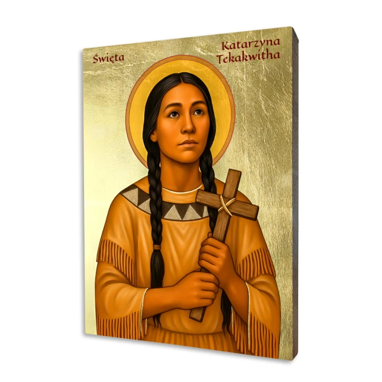 Ikone der Heiligen Kateri Tekakwitha