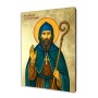 Icon of Saint Kevin of Glendalough – Irish monk and hermit