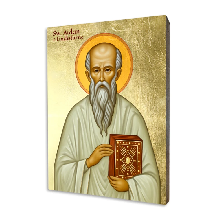 Ikone des heiligen Aidan von Lindisfarne
