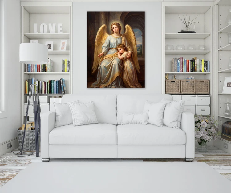 Anioł_Stróż_z_dziewczynką_obraz_na_płótnie_artchristiana wiz.jpg