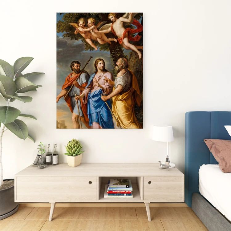 Road to Emmaus Canvas – a biblical journey of recognition