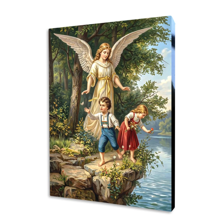 Anioł Stróż obraz na desce.jpg