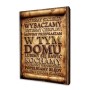 W TYM DOMU – obraz na desce z sentencjami