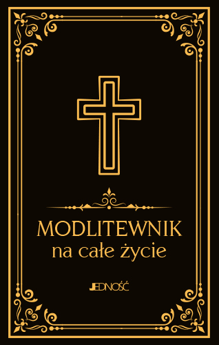 Modlitewnik na całe życie Huberta Wołącewicza – katolicki modlitewnik w twardej czarnej oprawie.