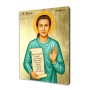 Ikona Błogosławionej Klary Badano Chiara Luce na złoconym tle z tekstem jej duchowego przesłania.