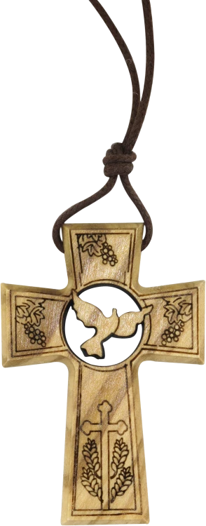 Krzyżyk z drzewa oliwnego