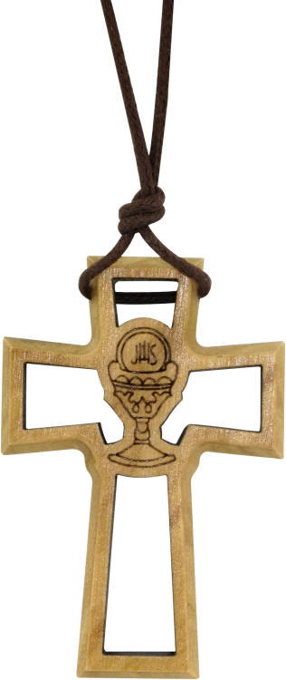 Krzyżyk z drzewa oliwnego