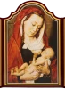Madonna karmiąca Dzieciątko Jezus – centralna reprodukcja w kalendarzu adwentowym