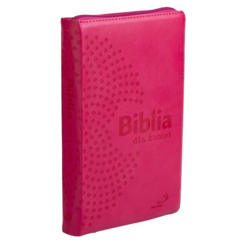 Biblia dla kobiet malinowa – okładka z suwakiem