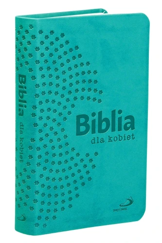 Biblia dla kobiet turkusowa – okładka i grzbiet