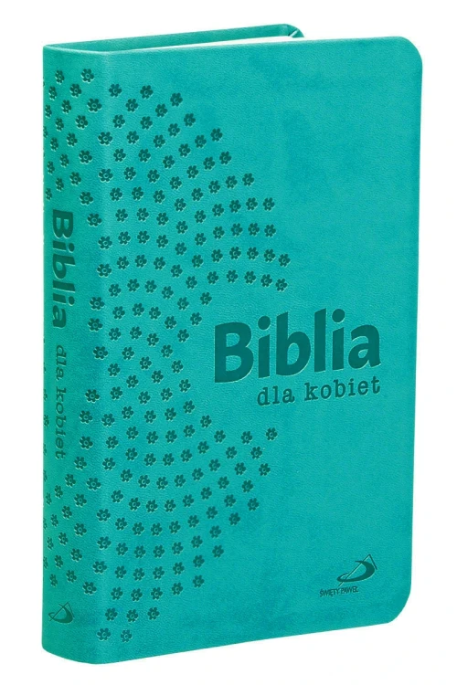 Biblia dla kobiet turkusowa – okładka i grzbiet