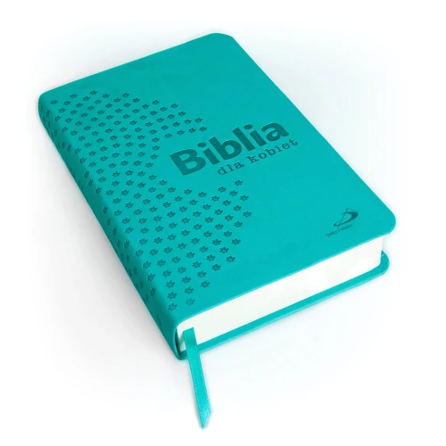 Turkusowa Biblia dla kobiet – książka z tasiemką