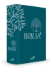 Biblia Plus w twardej turkusowej oprawie – okładka i grzbiet