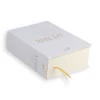 Biblia Plus biała – zamknięty tom z tasiemkami