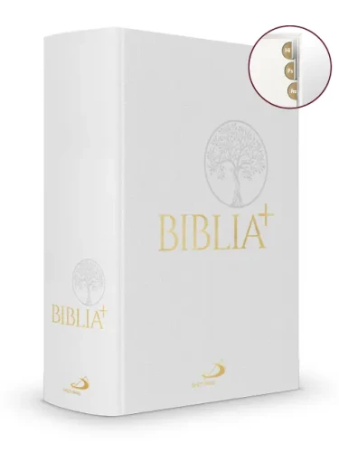 Biblia Plus biała z paginatorami – okładka i oznaczenia ksiąg