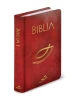 Biblia z rybką bordowa – oprawa balacron