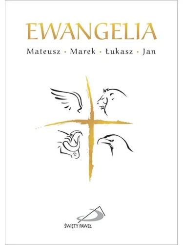 Ewangelia Mateusz Marek Łukasz Jan – biała okładka