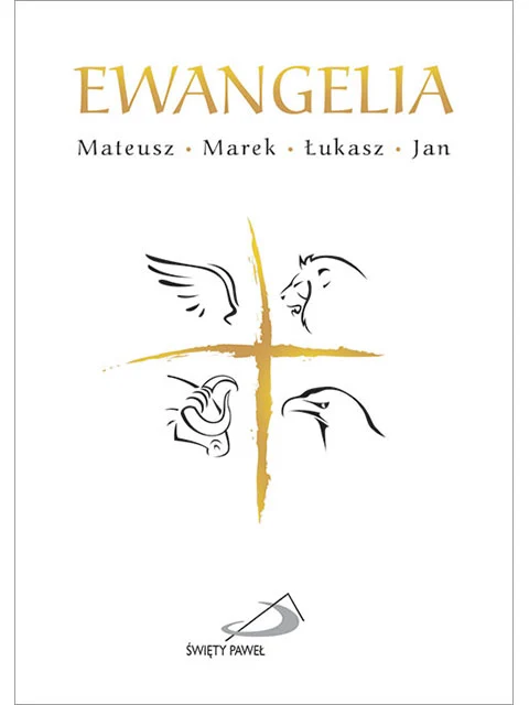 Ewangelia Mateusz Marek Łukasz Jan – biała okładka