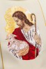 Jezus Dobry Pasterz – szczegóły haftu