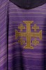 Ornat fioletowy z krzyżem jerozolimskim – zdjęcie 6