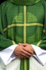 Ornat zielony z nadrukiem krzyża – zdjęcie 1