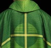 Ornat zielony z nadrukiem krzyża – zdjęcie 7