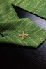 Ornat zielony z nadrukiem krzyża jerozolimskiego – zdjęcie 13