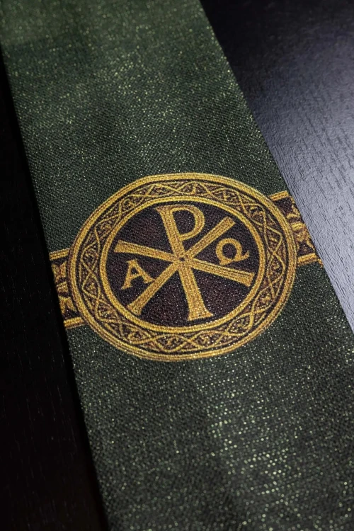 Ornat zielony z nadrukiem PAX – zdjęcie 10