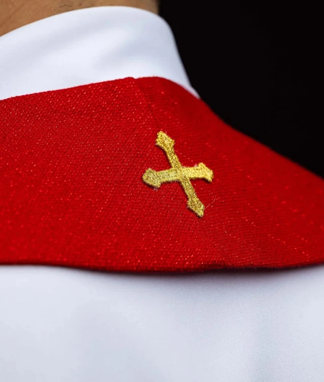 Stuła czerwona ze św. Piotrem i św. Pawłem – zdjęcie 7