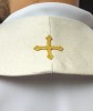 Stuła kapłańska ecru ze św. Janem Pawłem II – zdjęcie 6