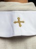 Stuła liturgiczna biała z haftem maryjnym – detal 5