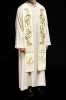 Stuła liturgiczna ecru z dekoracyjnym haftem – detal 6