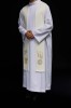 Stuła liturgiczna ecru z haftem eucharystycznym – detal 5