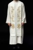 Stuła liturgiczna ecru z haftem IHS – detal 6