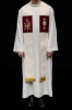 Stuła liturgiczna ecru z haftem PAX