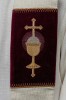 Stuła liturgiczna ecru z haftem PAX – detal 3