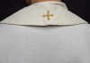 Stuła liturgiczna ecru z haftem PAX – detal 4