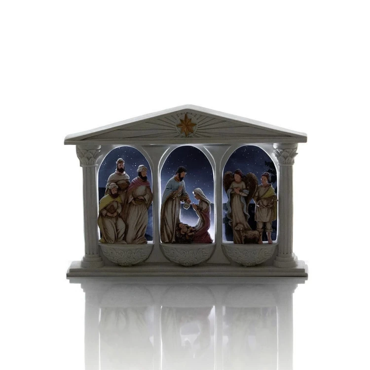 Szopka bożonarodzeniowa, świecąca