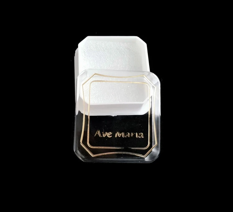 Pudełeczko na różaniec komunijny, kwadratowe