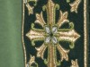Ornat zielony z błyszczącym haftem w zielonym kolorze – element zestawu