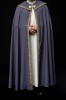 Kapa liturgiczna fioletowa z haftem IHS - S-3067-03-70 – widok całej szaty