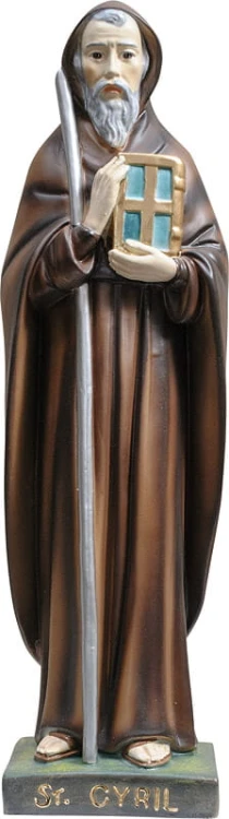 Figura Święty Cyryl, 30 cm